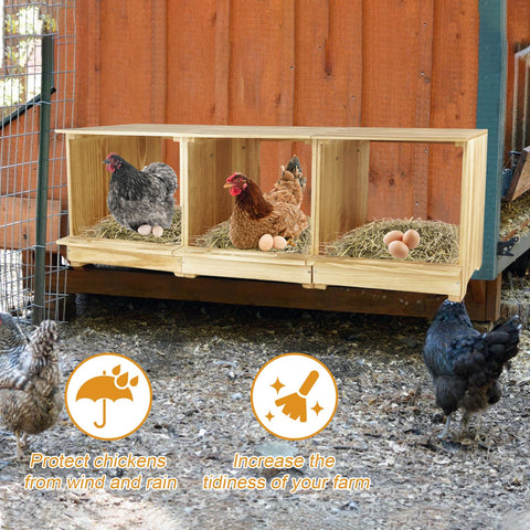 Luxurytex Nesting Box linking holes to connect multiple units