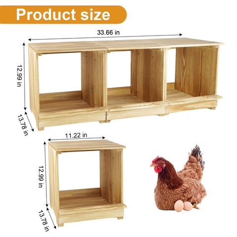 Luxurytex Nesting Box wall mounted for secure coop placement