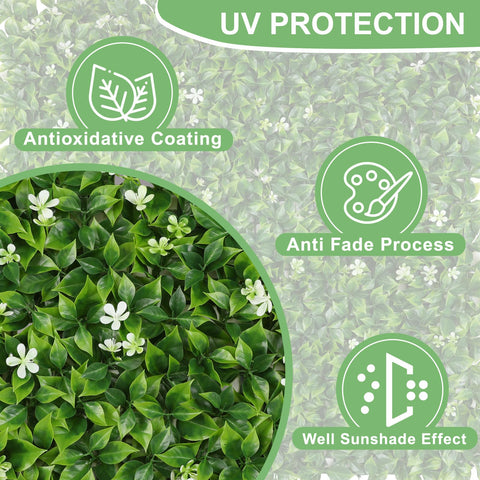 Luyue UV-resistant grass panel preserves bright color for outdoors.