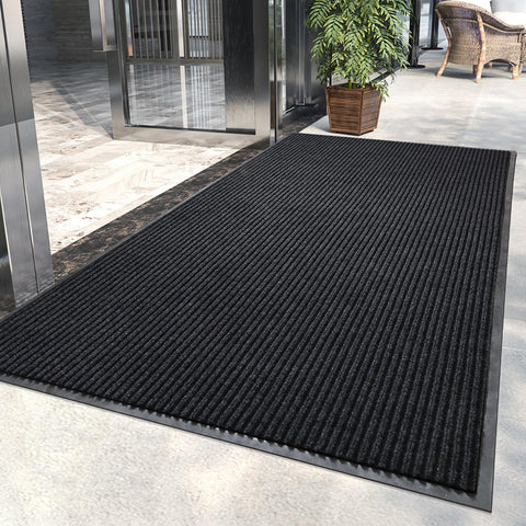 LVETOLS 3x5 high-traffic guard doormat with striped brush for heavy foot traffic