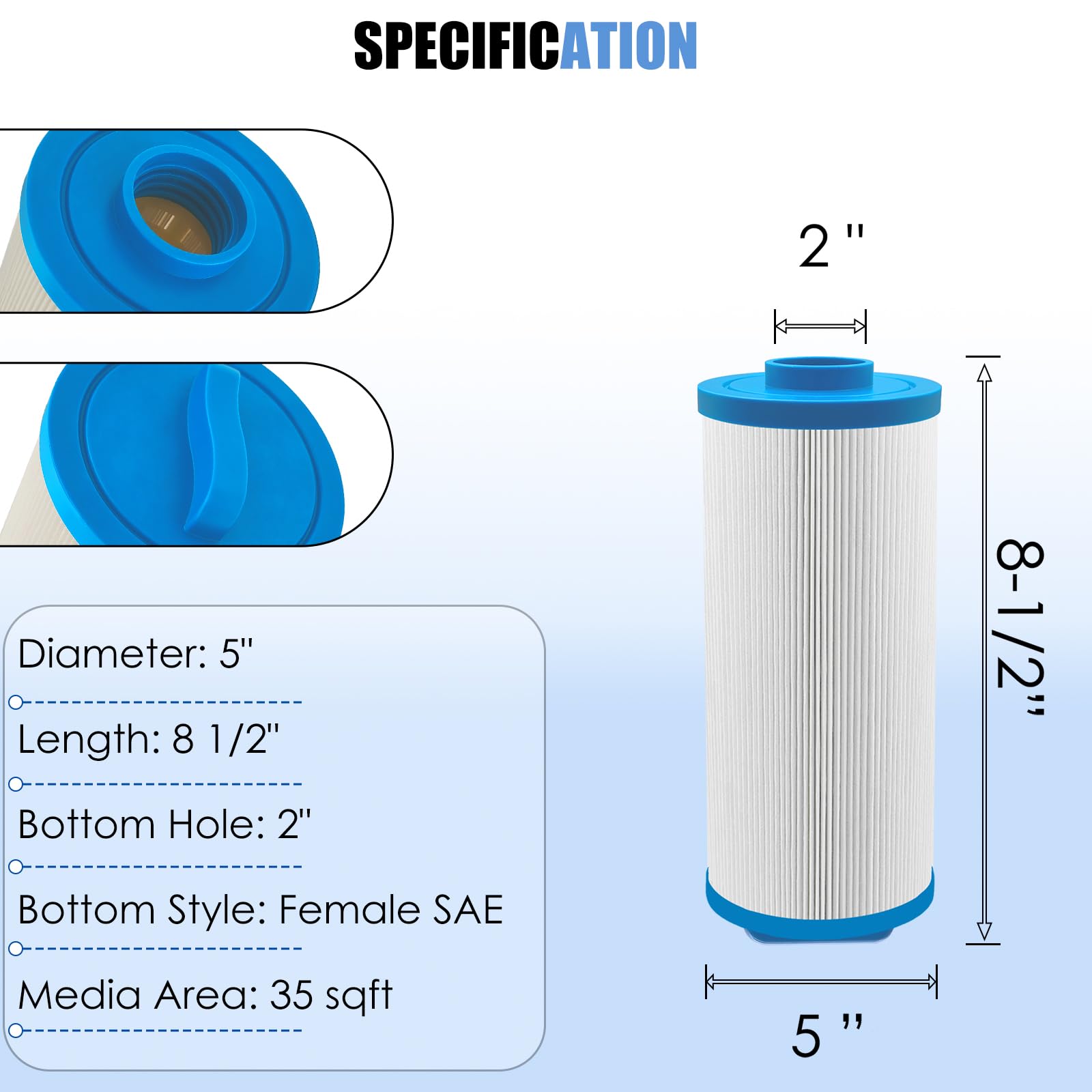 LVJUSEN Nordic Retreat spa filter maintains clean water circulation.