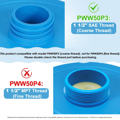 LVJUSEN PWW50P3 spa filter trilobal fabric interior enhances debris capture and water clarity