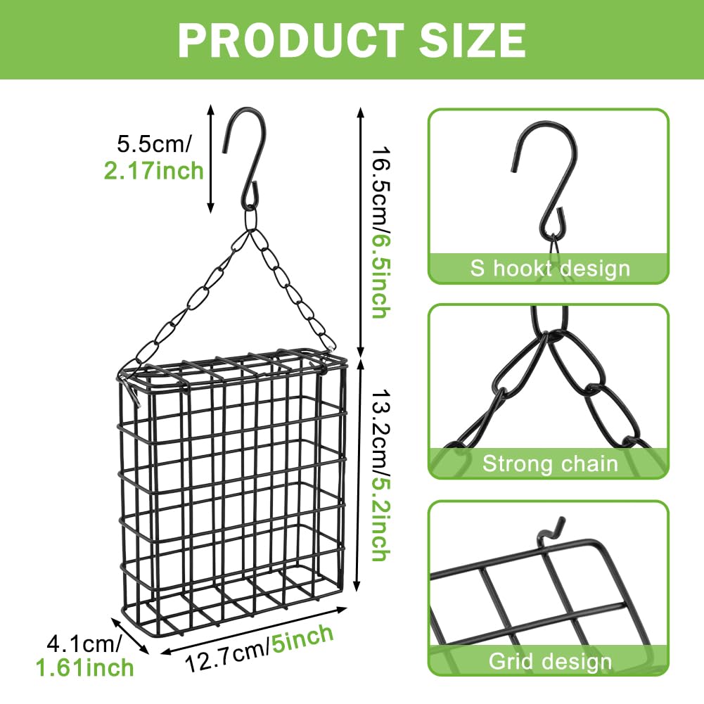 LVOERTUIG bird feeder with hanging chain makes placement easy.