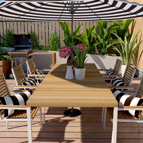 LVTXIII Cabana Black easy-care fabric ready for quick spot cleaning.