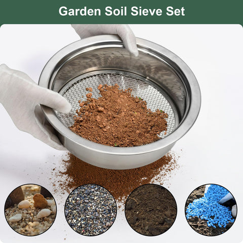 LWADALN multi-use sifter suitable for rocks, litter, and sand