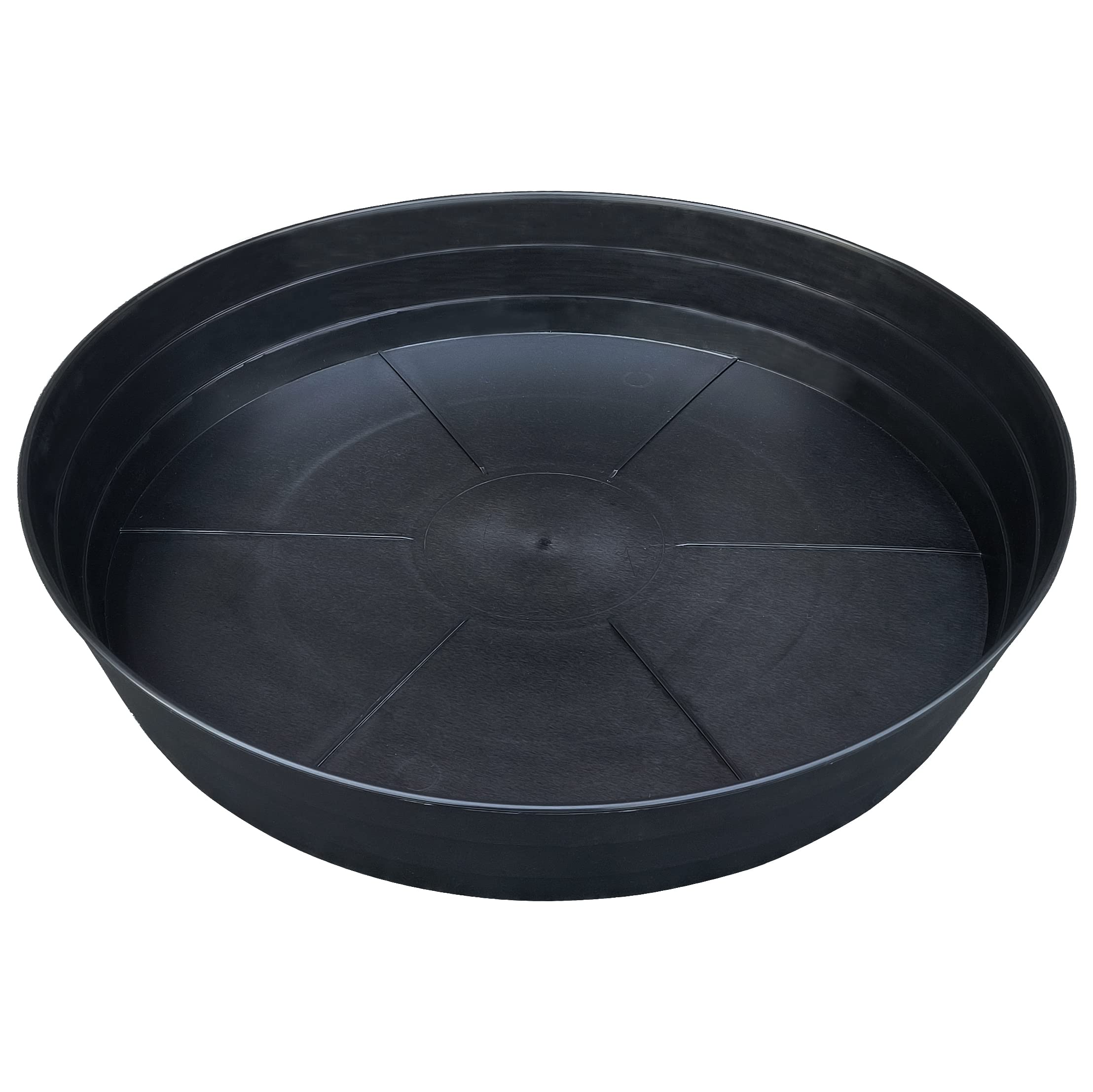 LWALRS 25-inch extra-large plant saucer top view showing wide surface for big pots