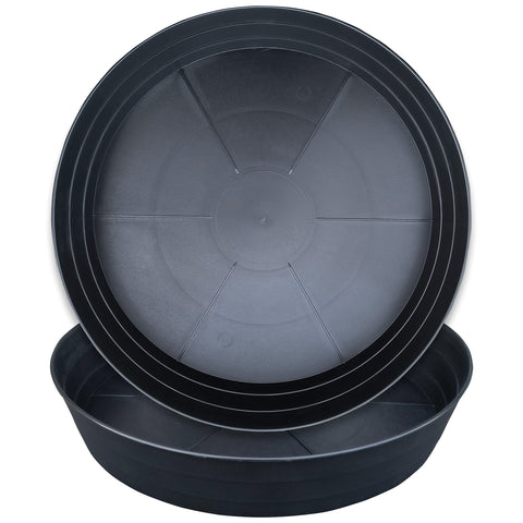 LWALRS plant saucer 12-inch deep catching excess water to protect surfaces.