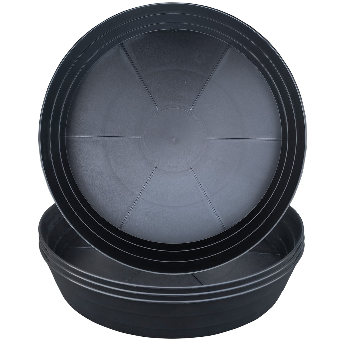 LWALRS plant saucer 18-inch top view prevents spills and matches various pots.