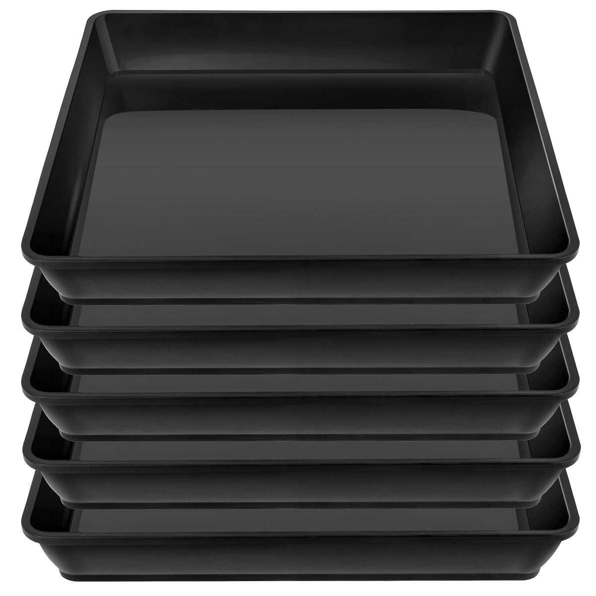 LWALRS square plant saucer 8-inch, protects floors from excess water.