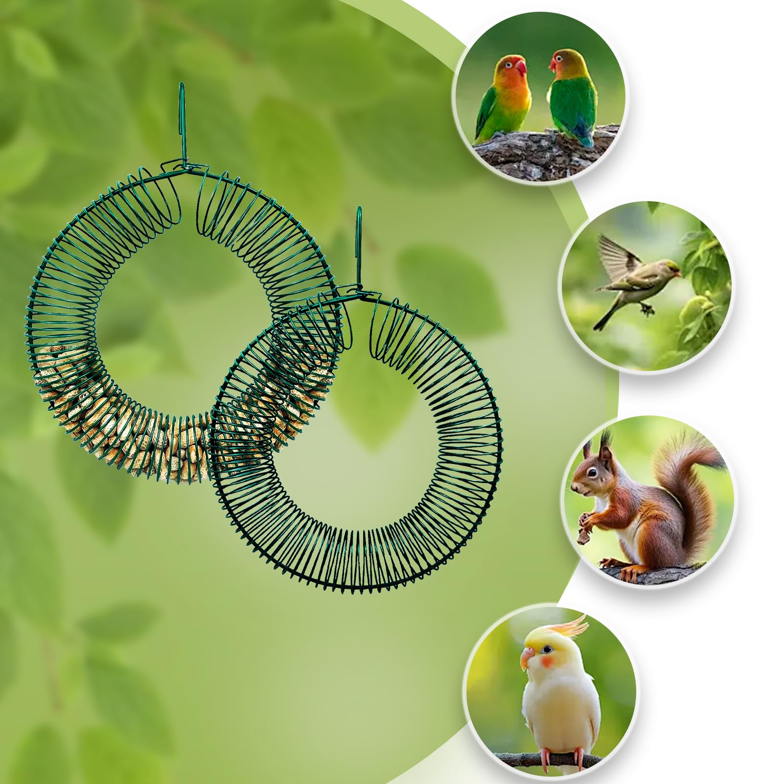 LWINGFLYER easy-refill design ensures a steady peanut supply