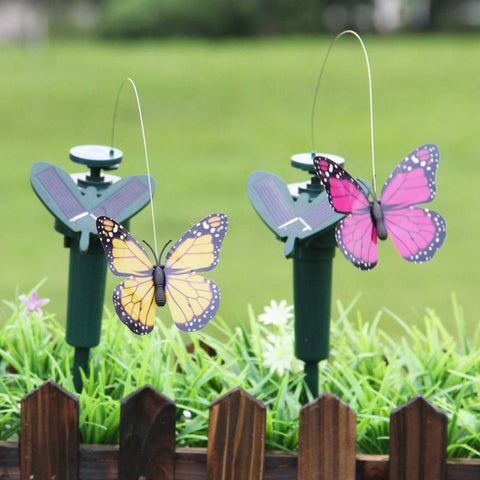 LWINGFLYER colorful butterfly ornament in yard décor among plants