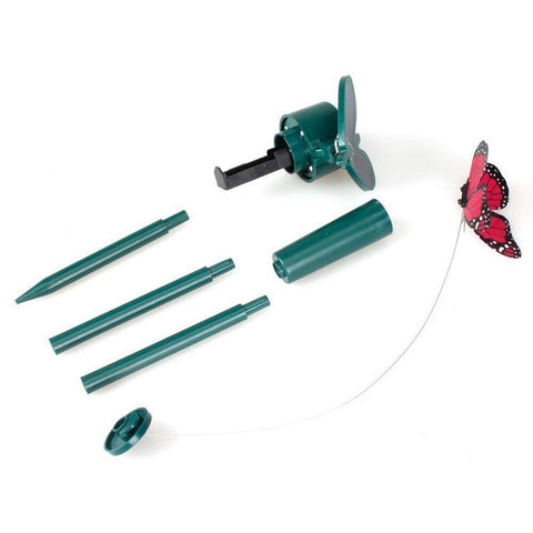 LWINGFLYER solar panel powering butterfly in daylight for active flight