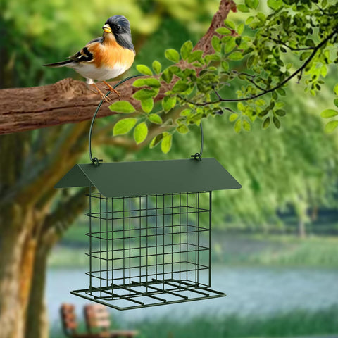 LWINGFLYER weather-resistant feeder resists rain and wind.