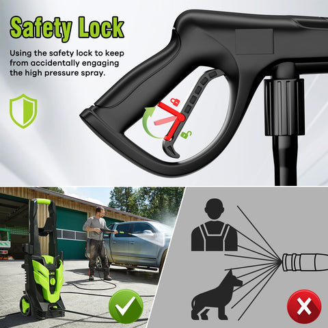 LWQ unit features anti-tipping base for stable use on uneven ground.