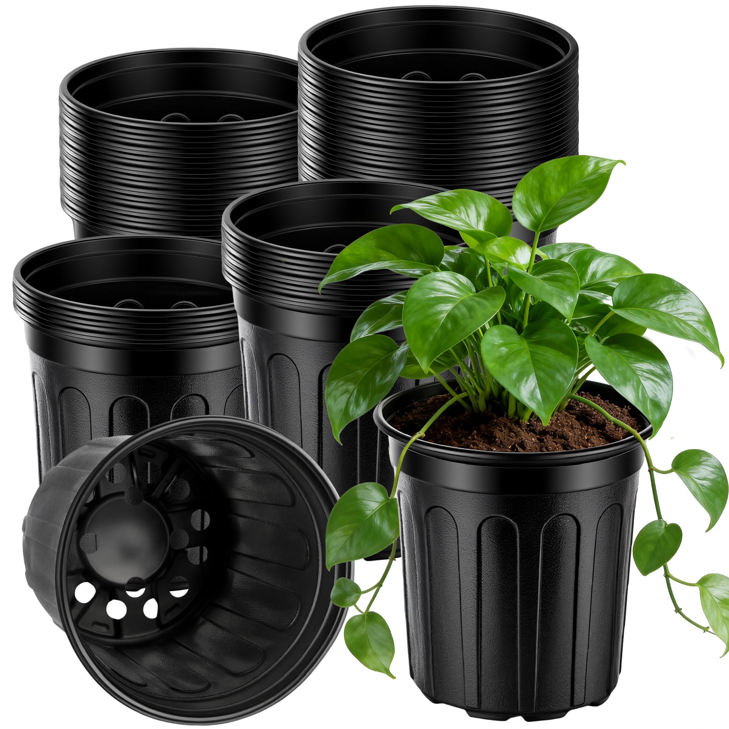 LWWTBS 1-gallon pot with durable plastic for long-lasting seedlings