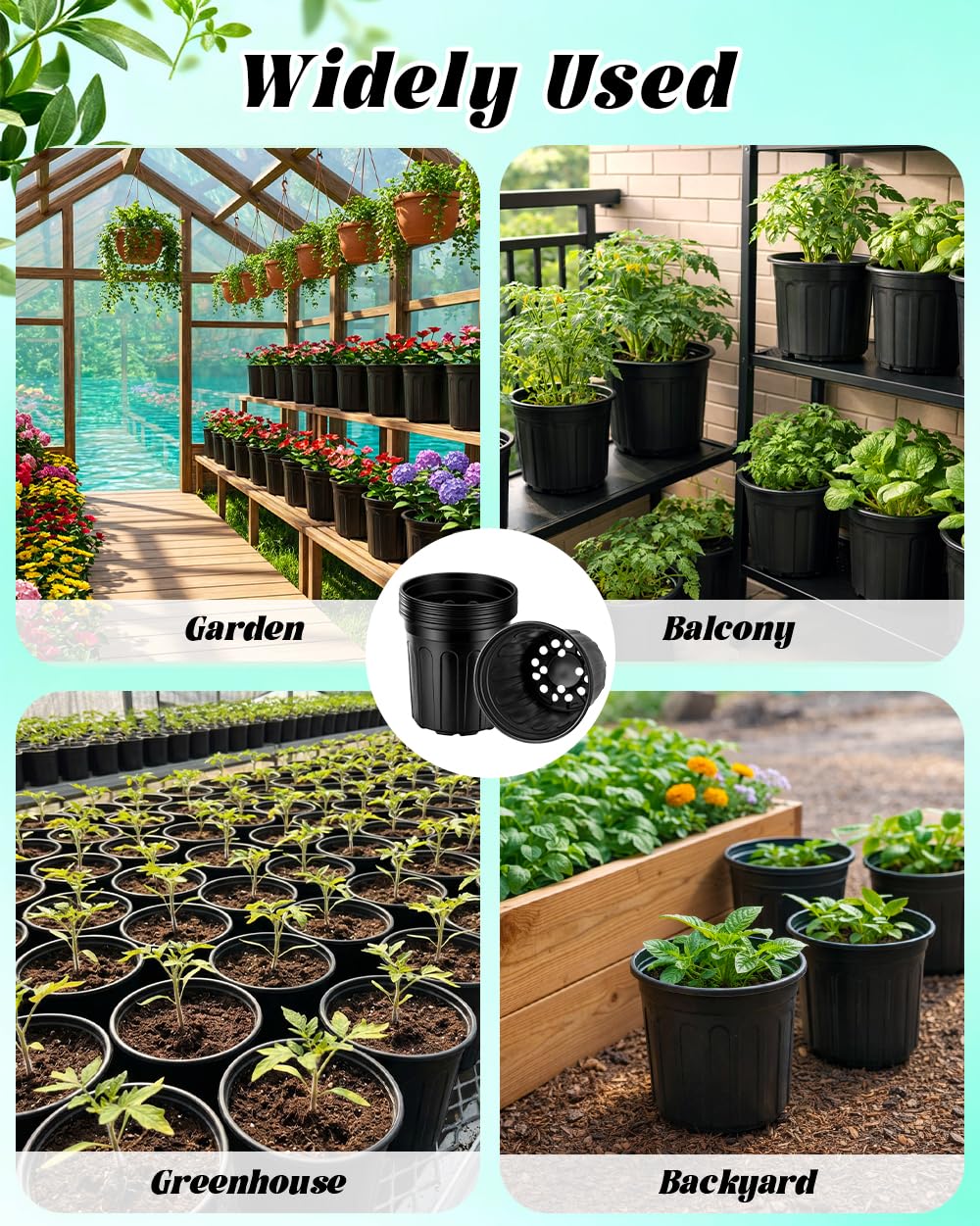 LWWTBS versatile pots for flowers, herbs, and vegetables