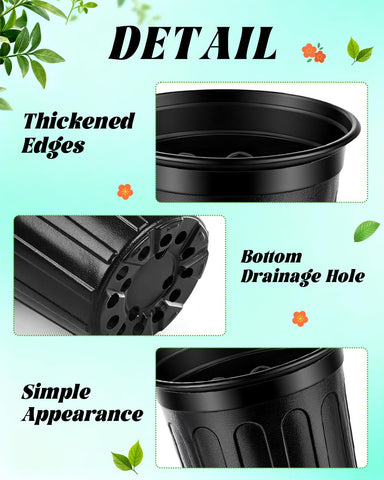 LWWTBS pot with 16 drainage holes for healthy root airflow