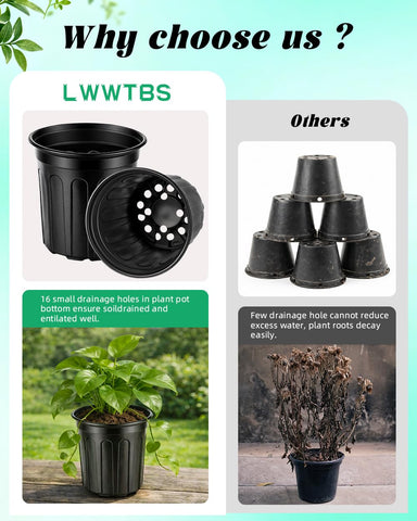 LWWTBS premium nursery pots suitable for home and professional use