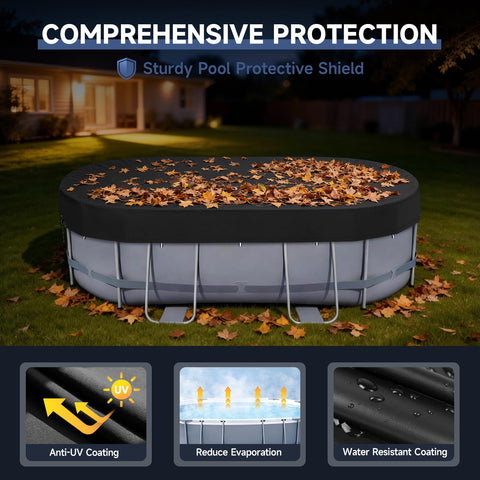 LXKCKJ dustproof design helps keep pool water clean between uses