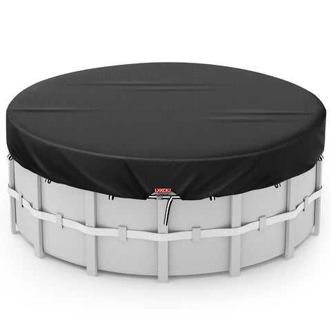 LXKCKJ universal round cover fits trampolines and pools for versatile outdoor protection