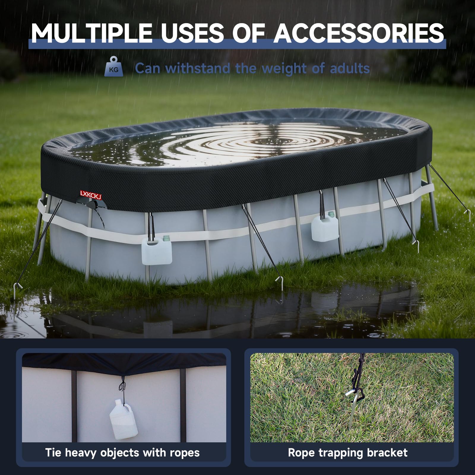 LXKCKJ universal compatibility fits rectangular and oval shapes securely