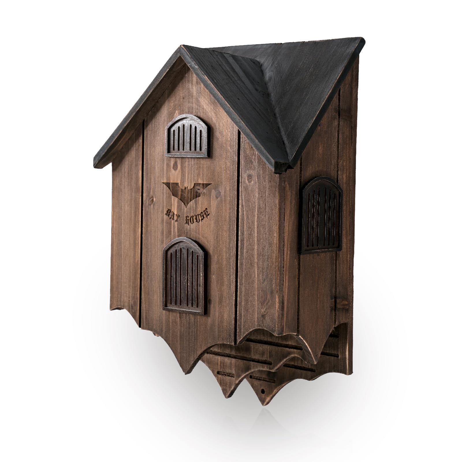 Lxnavihly bat house outdoors large double chamber invites roosts and natural insect control