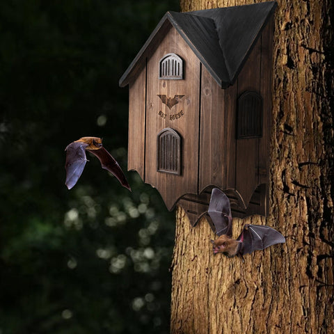Lxnavihly bat house ventilation and windows support stable temperature