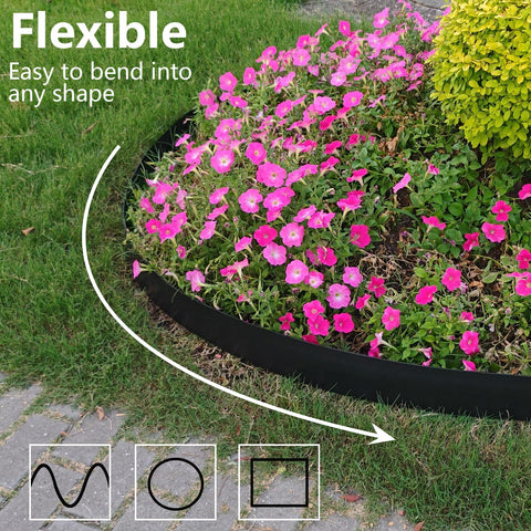 LXVOOEE cut-to-length edging adapts to any project length.