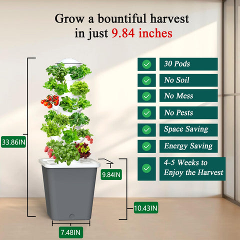 LYCereal automatic watering system ensures even distribution across all plants
