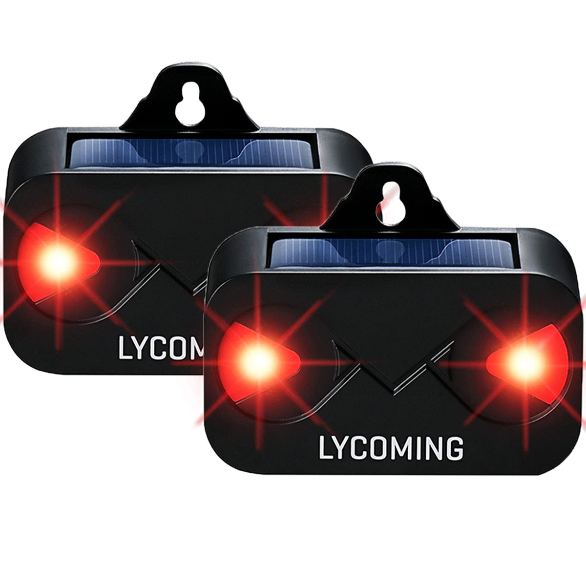 Lycoming Nocturnal Animals deterrent lights with red strobe deter wildlife at night