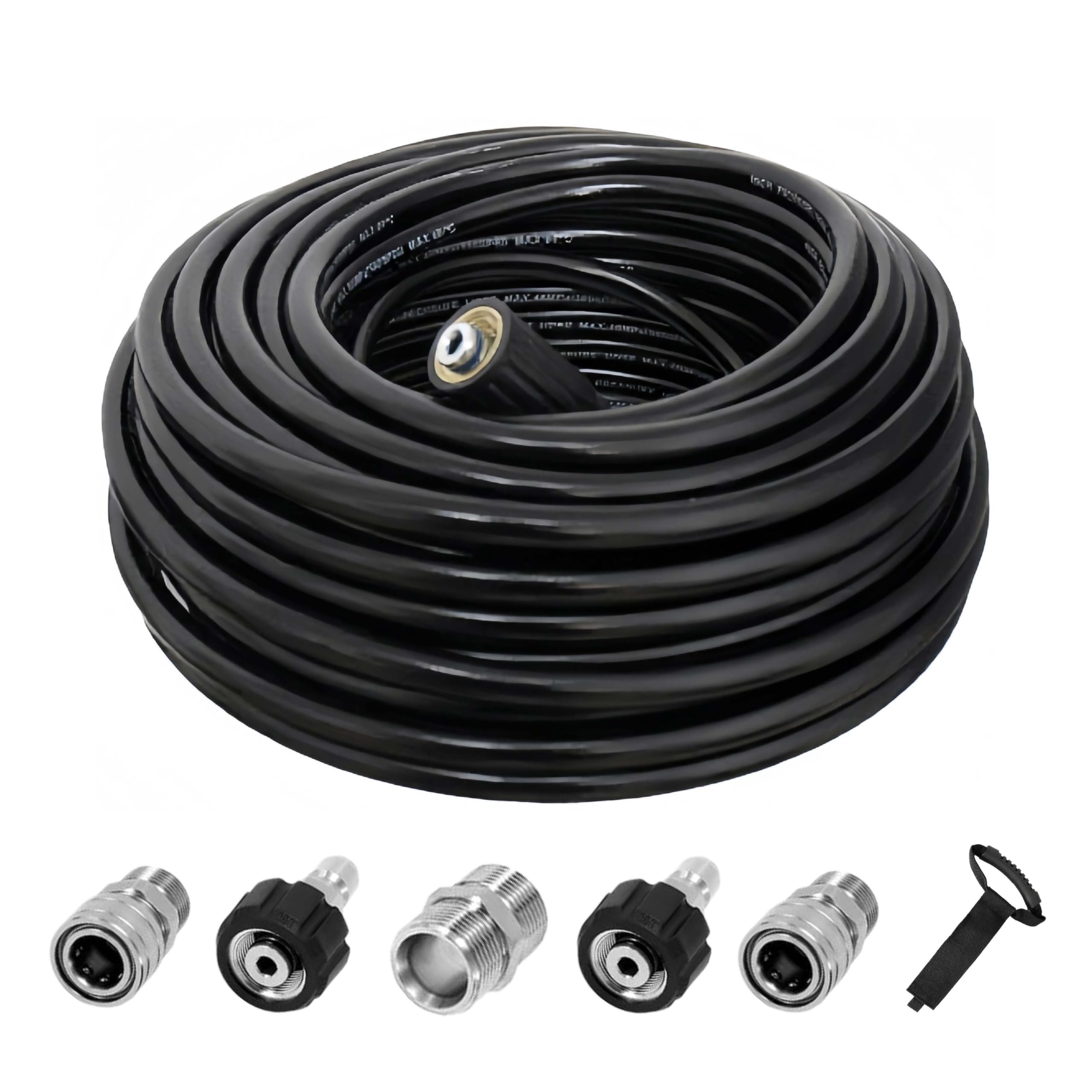 LycorTrade pressure-washer hose 50ft for extended, tangle-free cleaning sessions