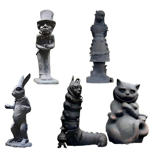 Lycss Alice in Wonderland garden statue for enchanting outdoor spaces