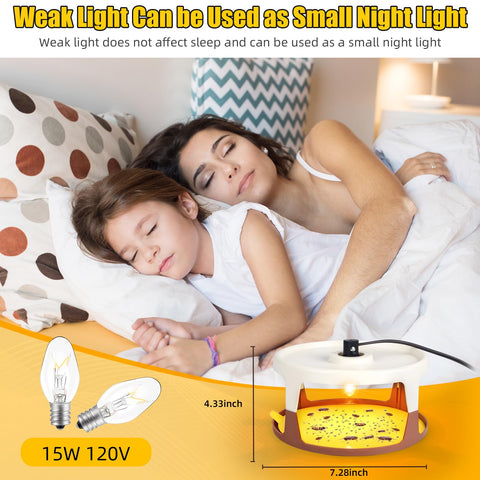Lycxbfjia flea trap near pet bed offers safe pest management