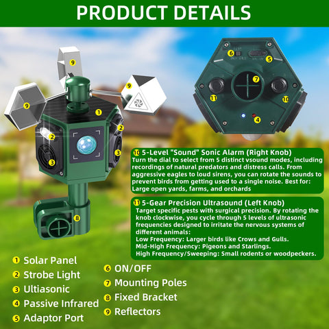 Lycxbfjia ground stake installation allows quick setup on patios or farms