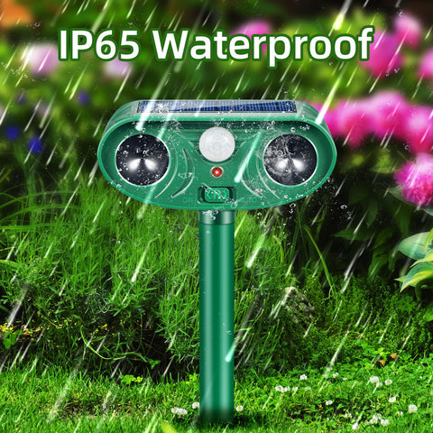 Lycxbfjia IP65 weatherproof shell withstands rain and sun.
