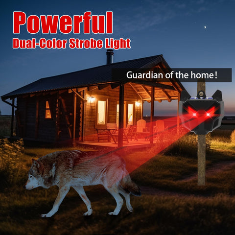 Lycxbfjia predator eyes deters deer and garden intruders.
