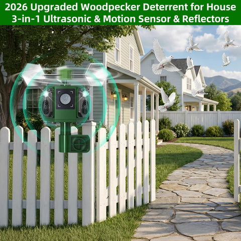 Lycxbfjia reflective windmill rotation creates unpredictable flashes for bird disruption