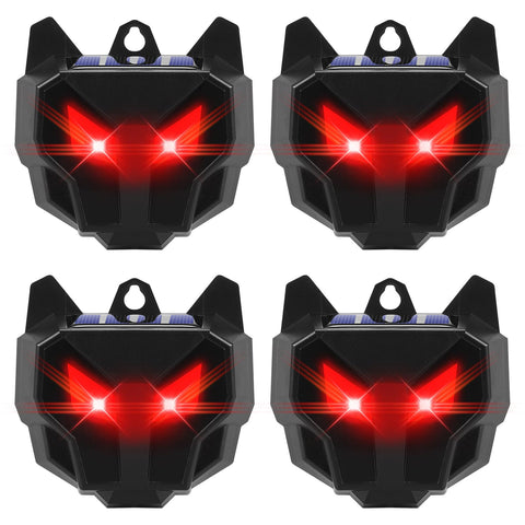 Lycxbfjia predator eyes light pack ensures 360-degree yard protection at night.