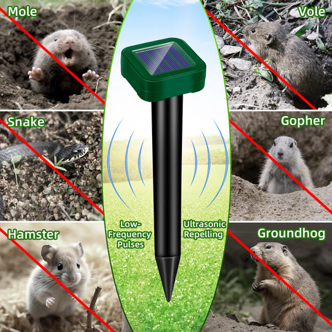 Lycxbfjia ultrasonic pulse beneath soil casts deterrent waves against pests.
