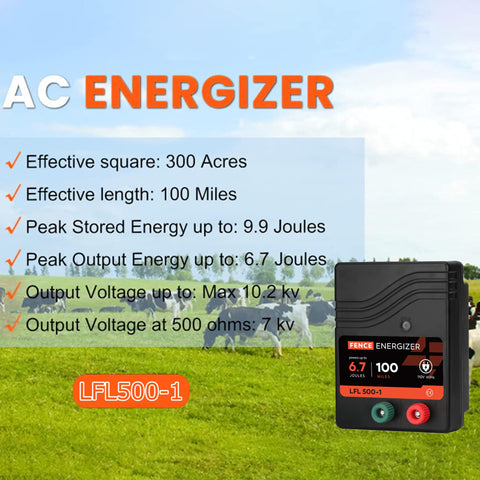 Lydite Fence Energizer connects ground and fence terminals for reliable circuit completion.