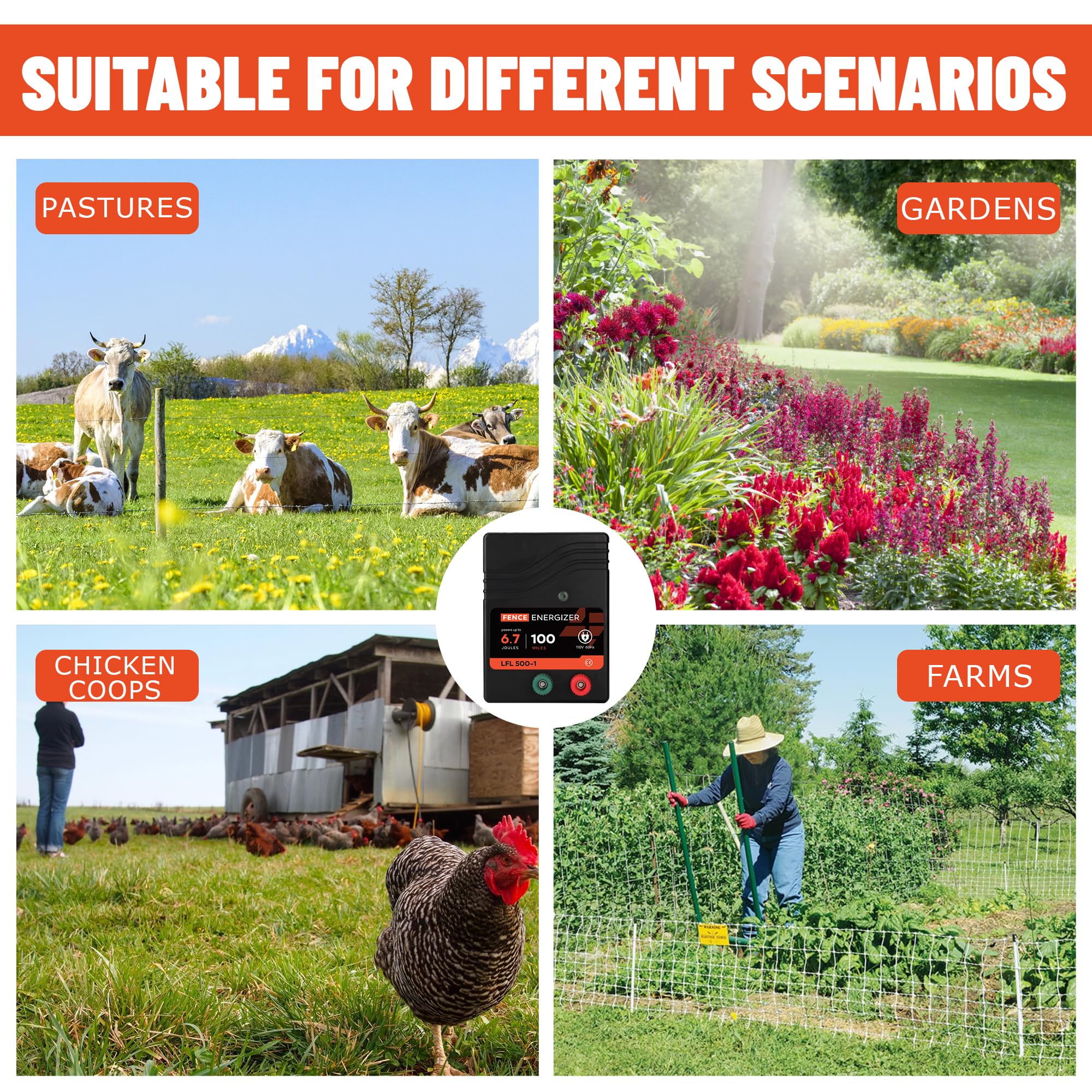 Lydite Fence Energizer comes with a 1-year warranty and support.