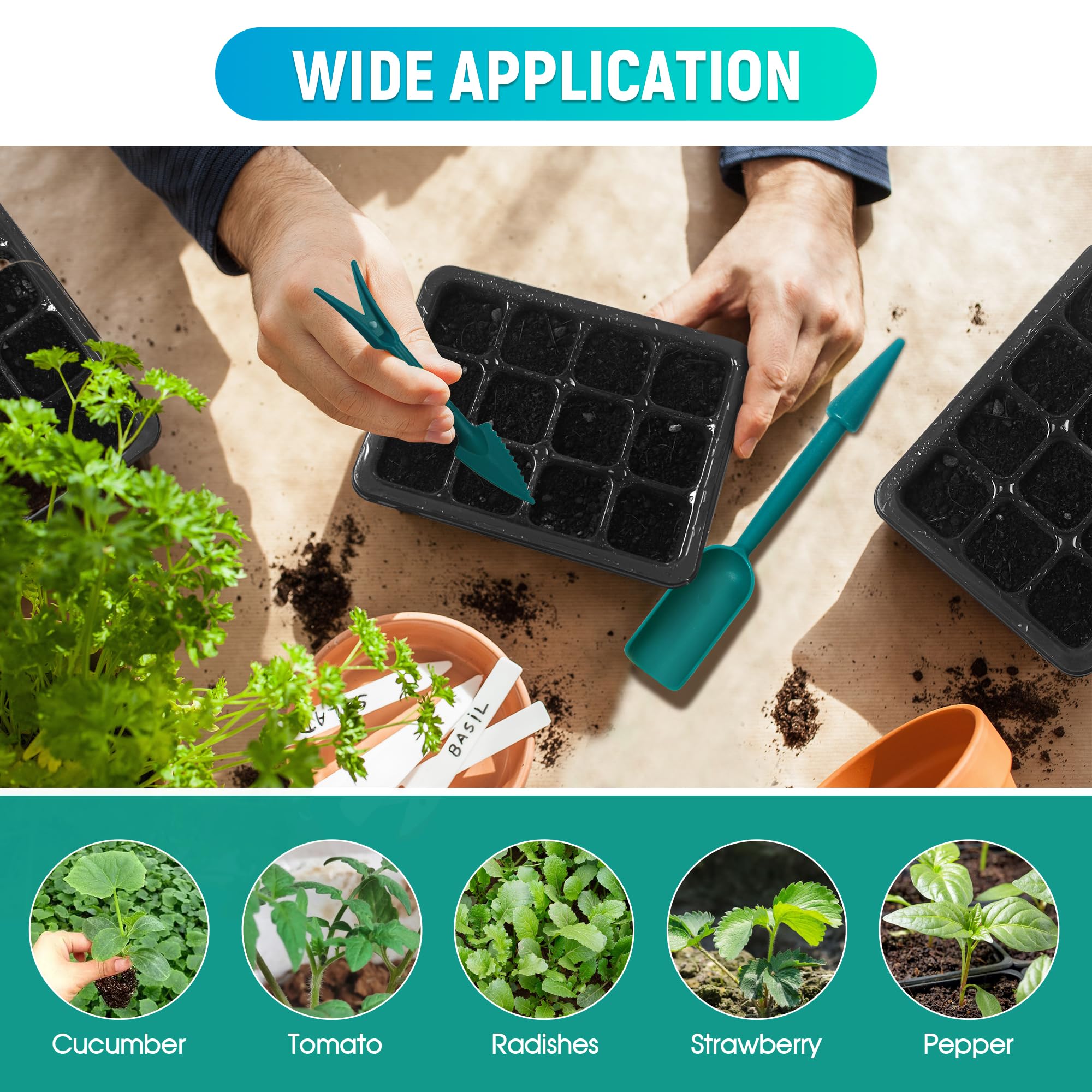 LYDTICK drain-base tray ensures clean, mess-free watering and drainage.