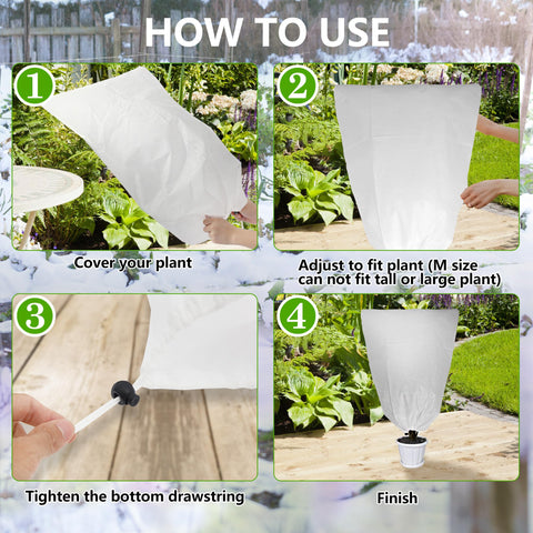 LYDTICK full protection for frost, rain, and snow on garden plants