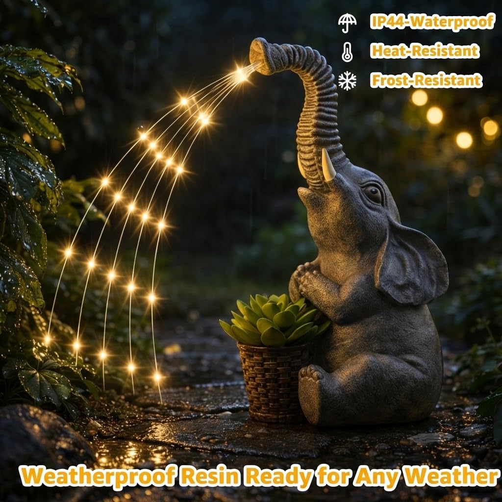 Lyeasw weather-resistant outdoor material survives rain, sun, and snow.