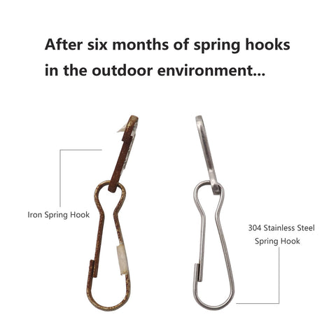 LYECUN multipurpose clip for flag, bird feeder, and more.