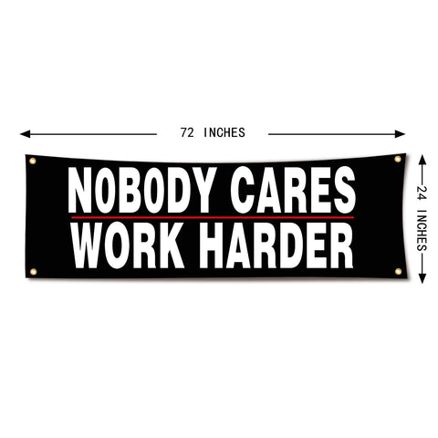 Lyeedoom motivational gym wall art 6x2ft boosts focus during routines