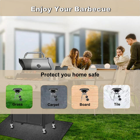 LYEMAT under grill mat fits under various grills and fryers.