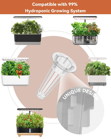 LYKOCLEAN eight domes to help maintain humidity during germination