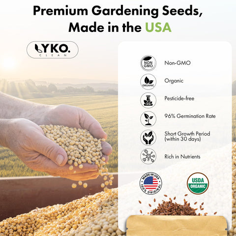 LykoClean mint seed pod kit perfect for garnish and refreshing teas.