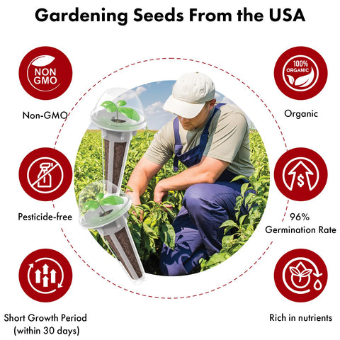 LYKOCLEAN seed pods for IDOO system promoting easy home growing